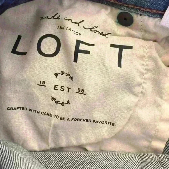 Ann Taylor Loft crop stretch jeans - Picture 4 of 4